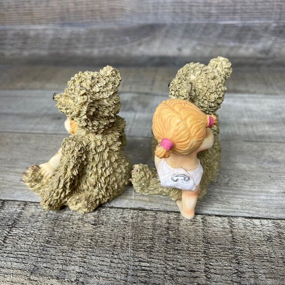 Baby Bear Figurines Holiday Animal Decor Figures Set of 2 - Picture 9 of 9